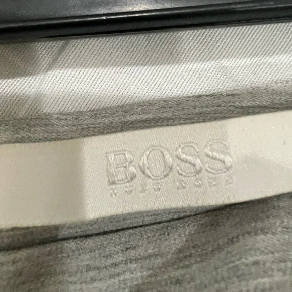 Hugo Boss Black Gray White Pleated Colorblock A-Line Skirt - Picture 2 of 2